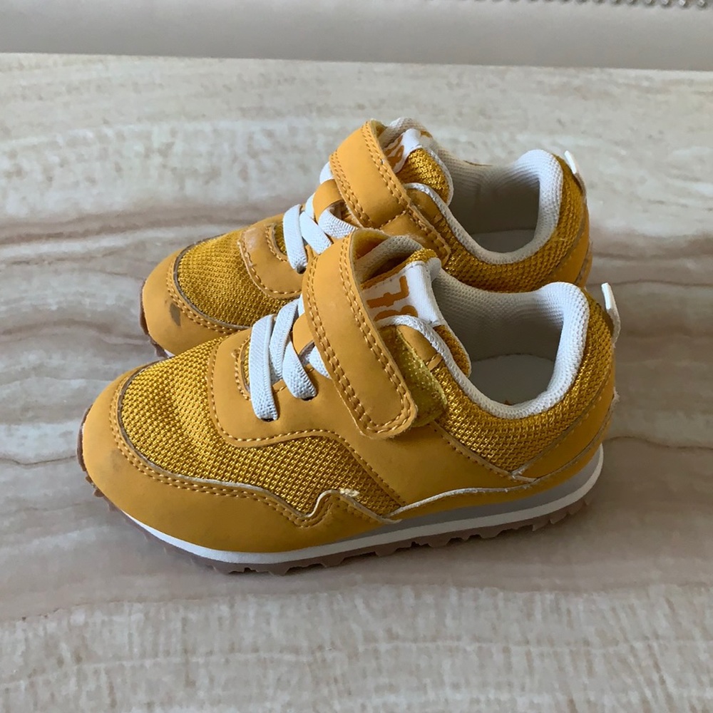 H&M yellow toddler sneakers